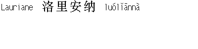 Chinese Names