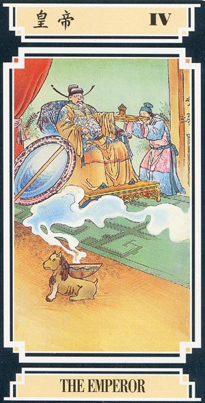 Chinese Tarot THE EMPEROR Image