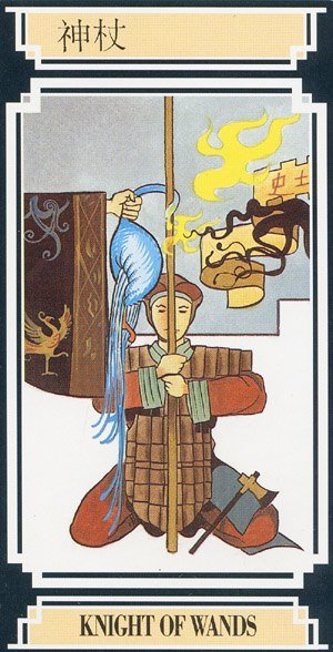 Chinese Tarot KNIGTH OF WANDS Image